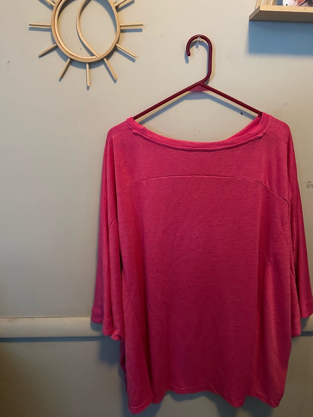 6X Women’s Relaxed Top in Pink